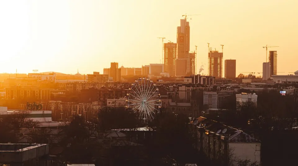 Tashkent at golden hour — Uzbekistan's growing skyline